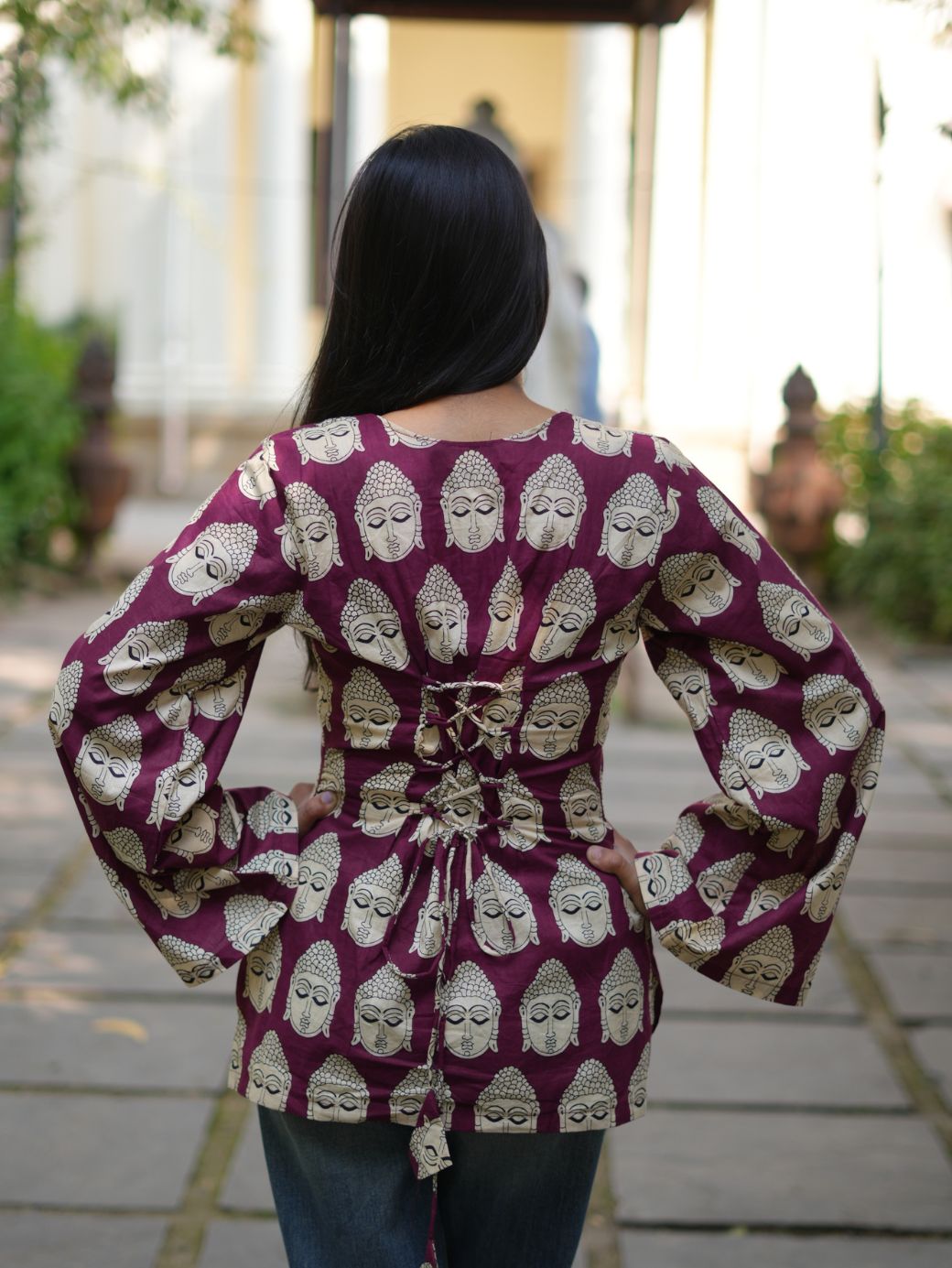 Buddha Bliss Cotton Short Kurti