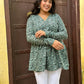 Green paisley Kantha kurta