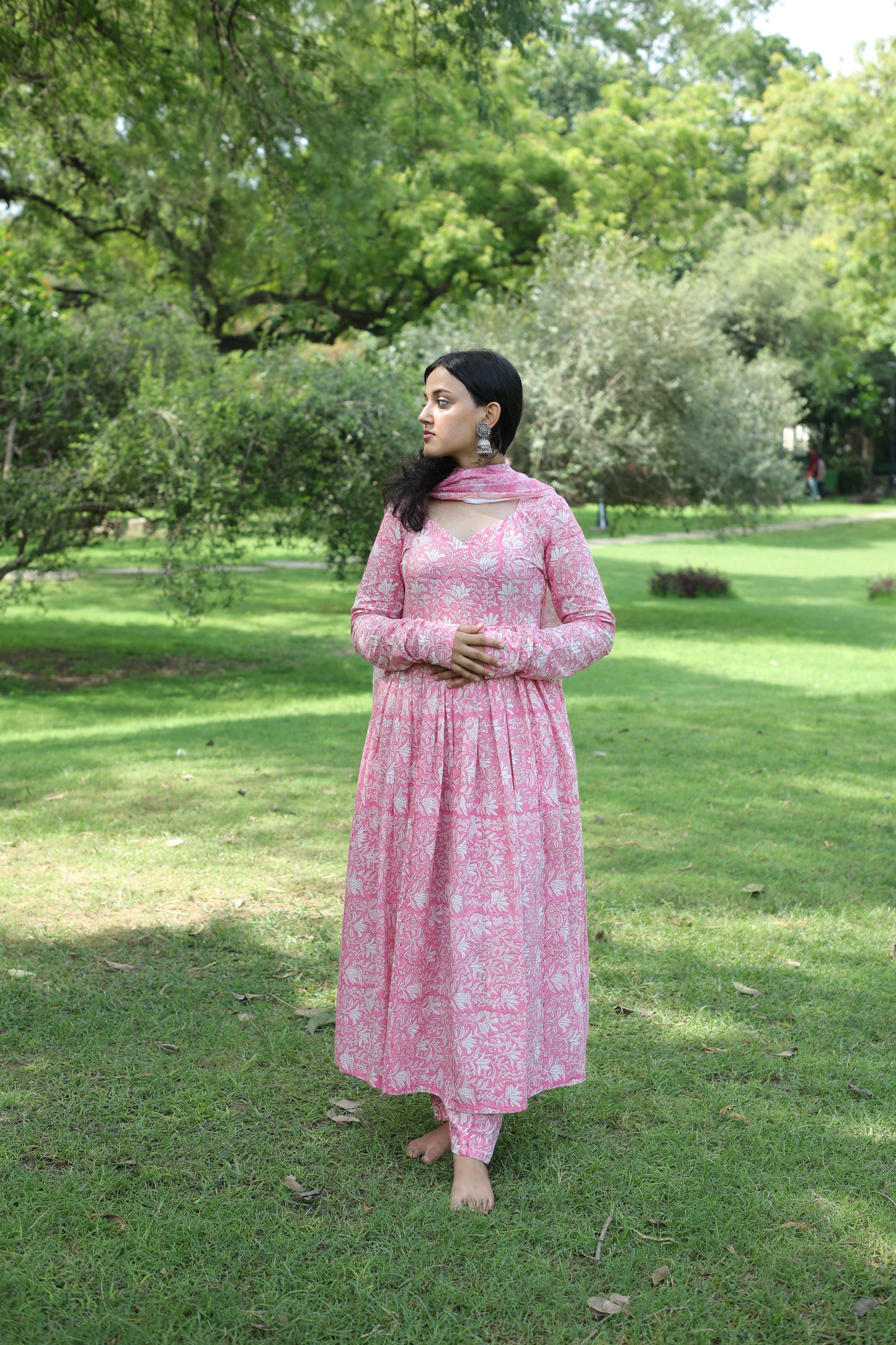 Roohani Anarkali Three Piece Set
