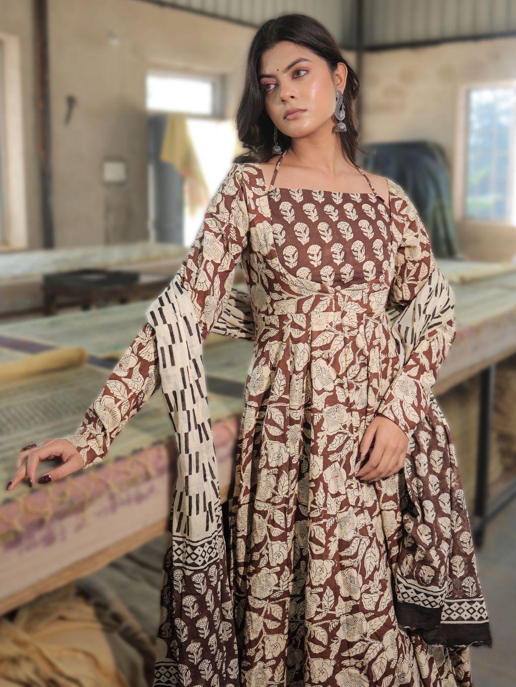 Gulzar 3 Piece Anarkali Set