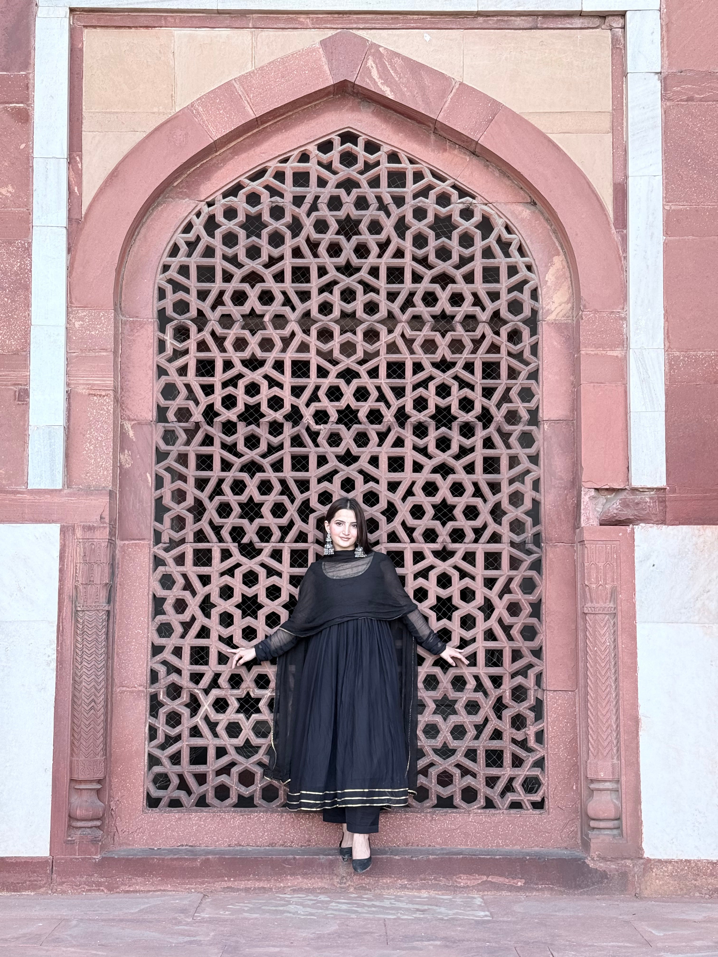 Noor anarkali (ghera) set