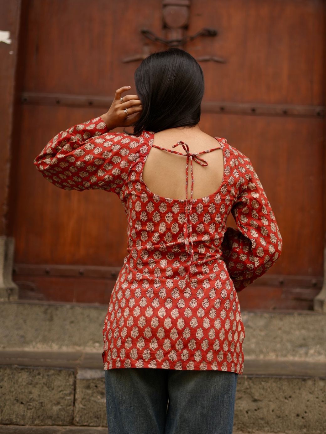 Mehar Rusty Bloom Short Kurti
