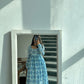 Charkha kameez (blue )