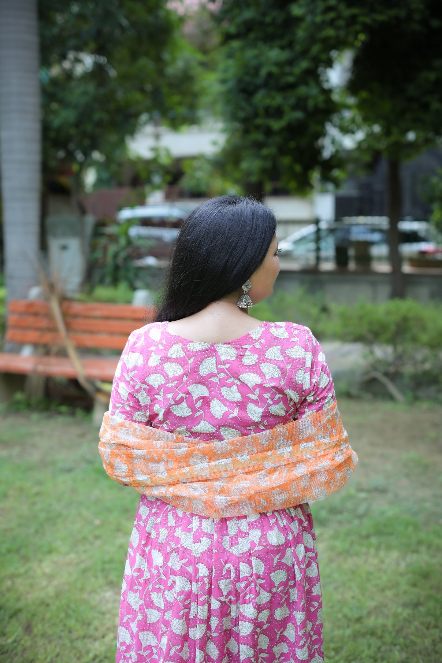 Kesar gulabi three piece set