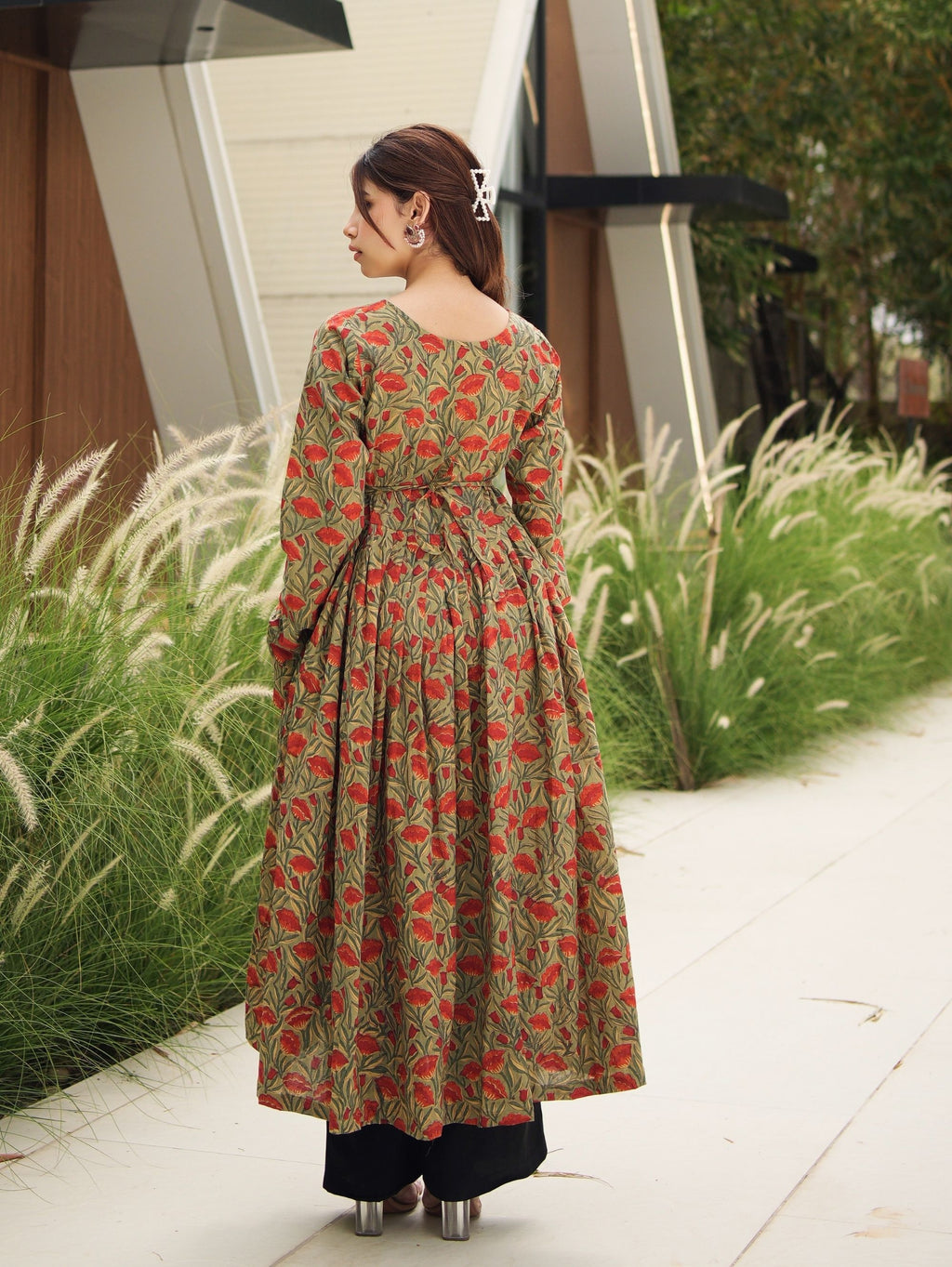 Mohini Handblock Cotton Kameez for Women