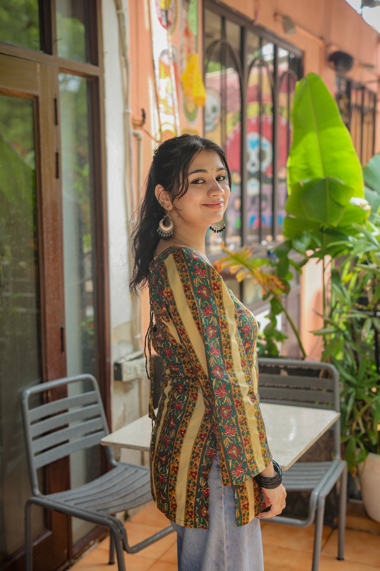 Mudra tied short kurti