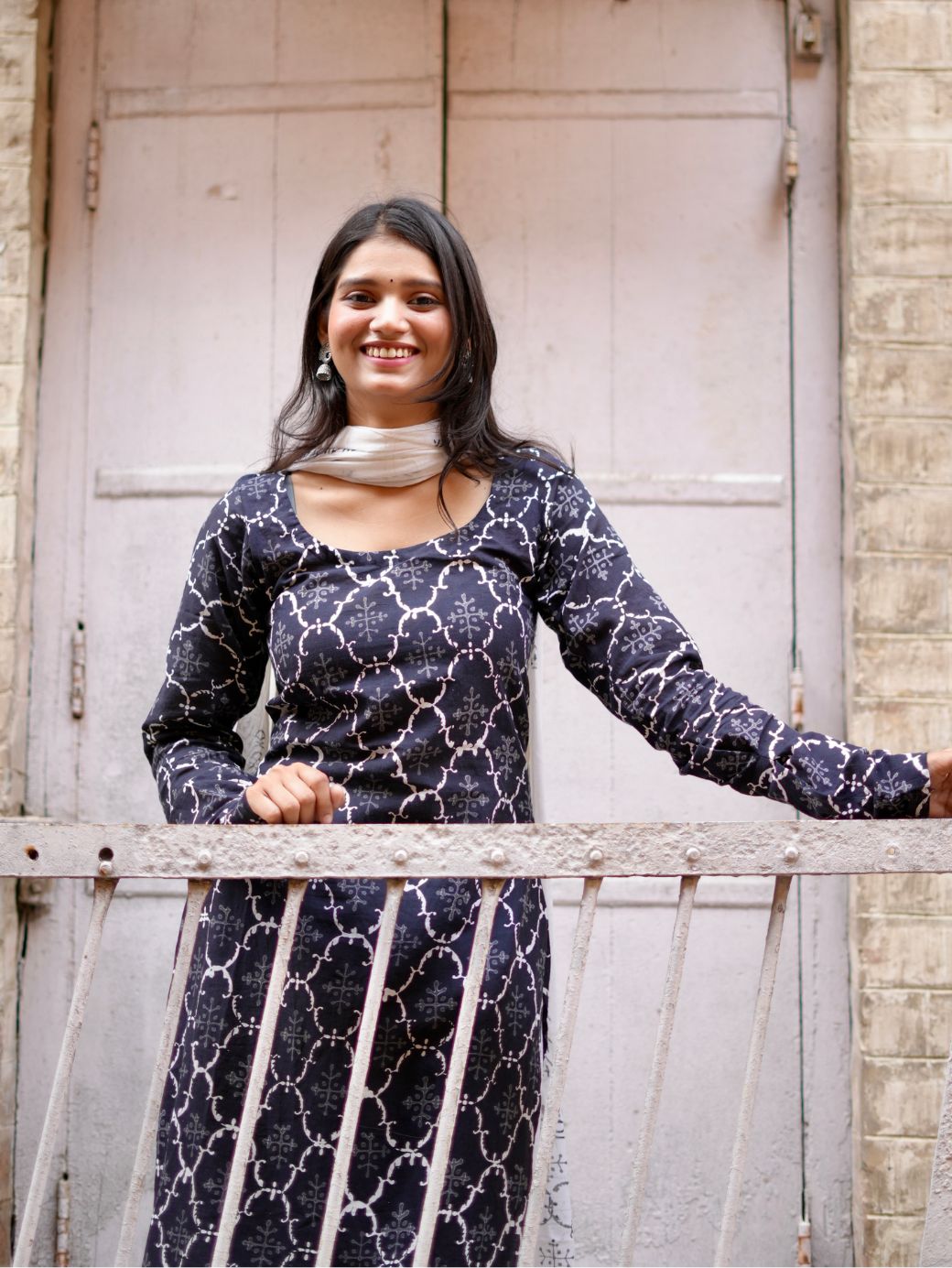 Noir Elegance Kurta Set