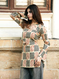 Kashti Beige Convertible Cotton Short Kurti Set