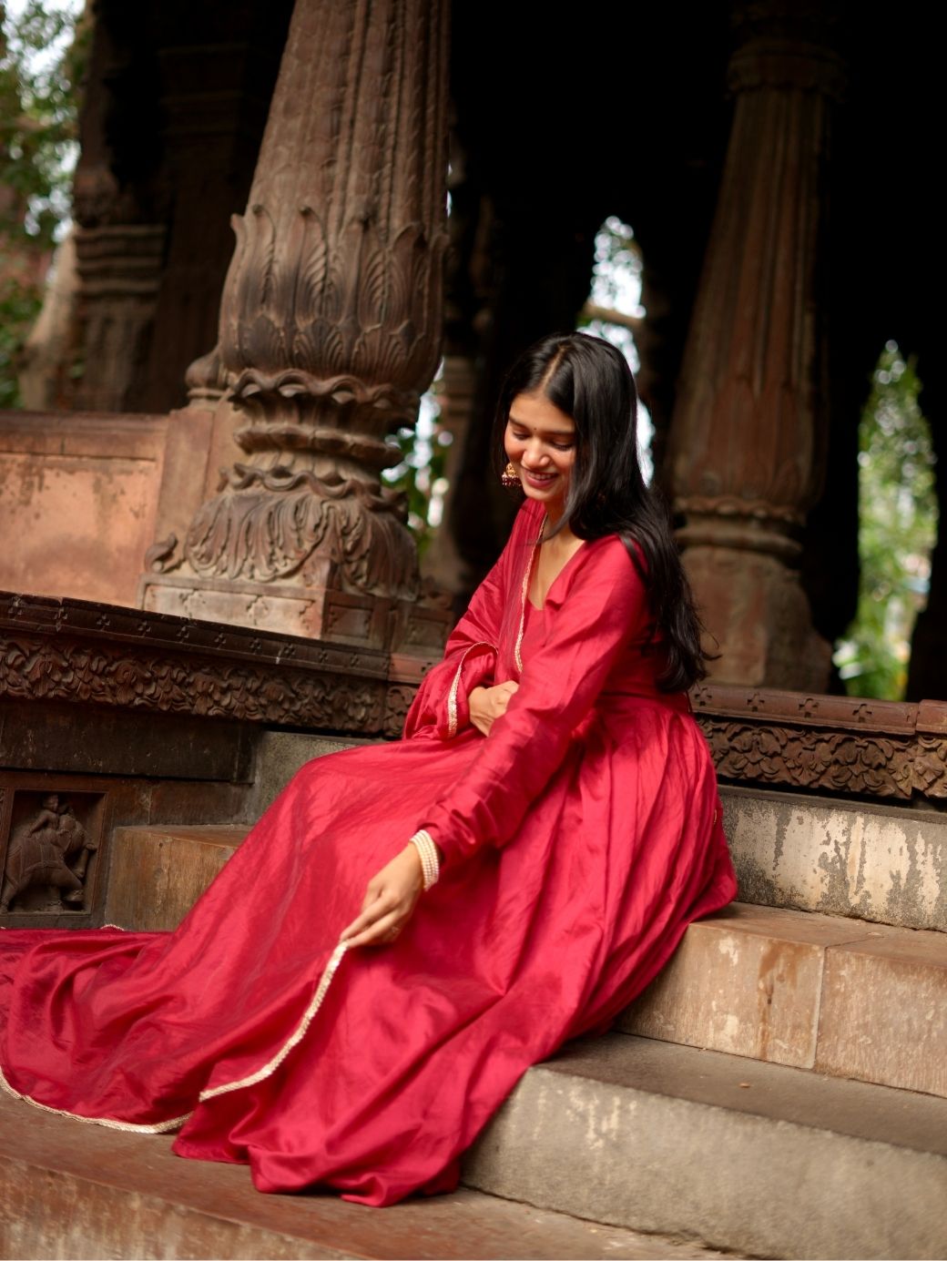 Roohani Red Set