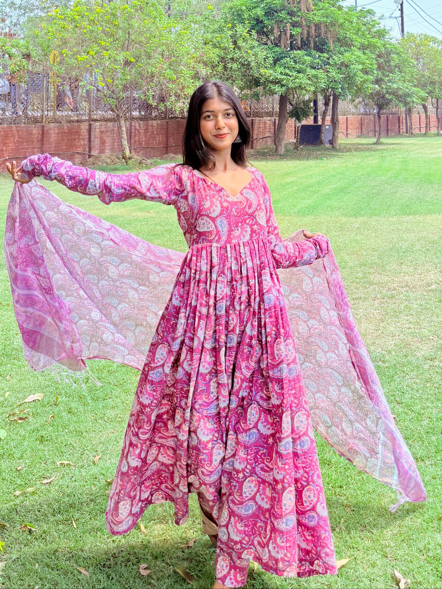 Three Piece Anarkali Ziva Set