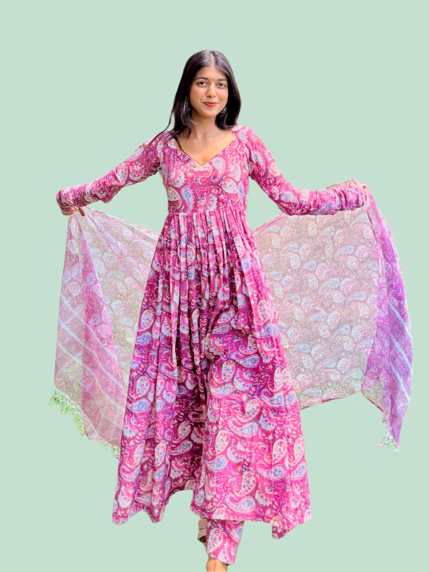 Three Piece Anarkali Ziva Set