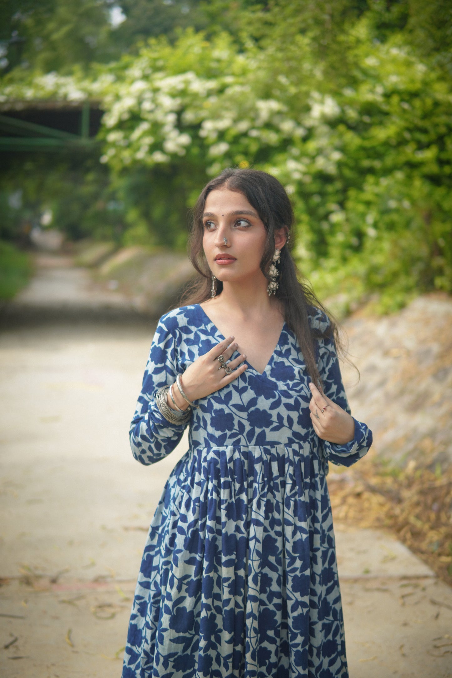 Indigo Blossom Kameez