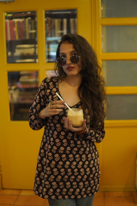 Bohemian Block Print Kurti