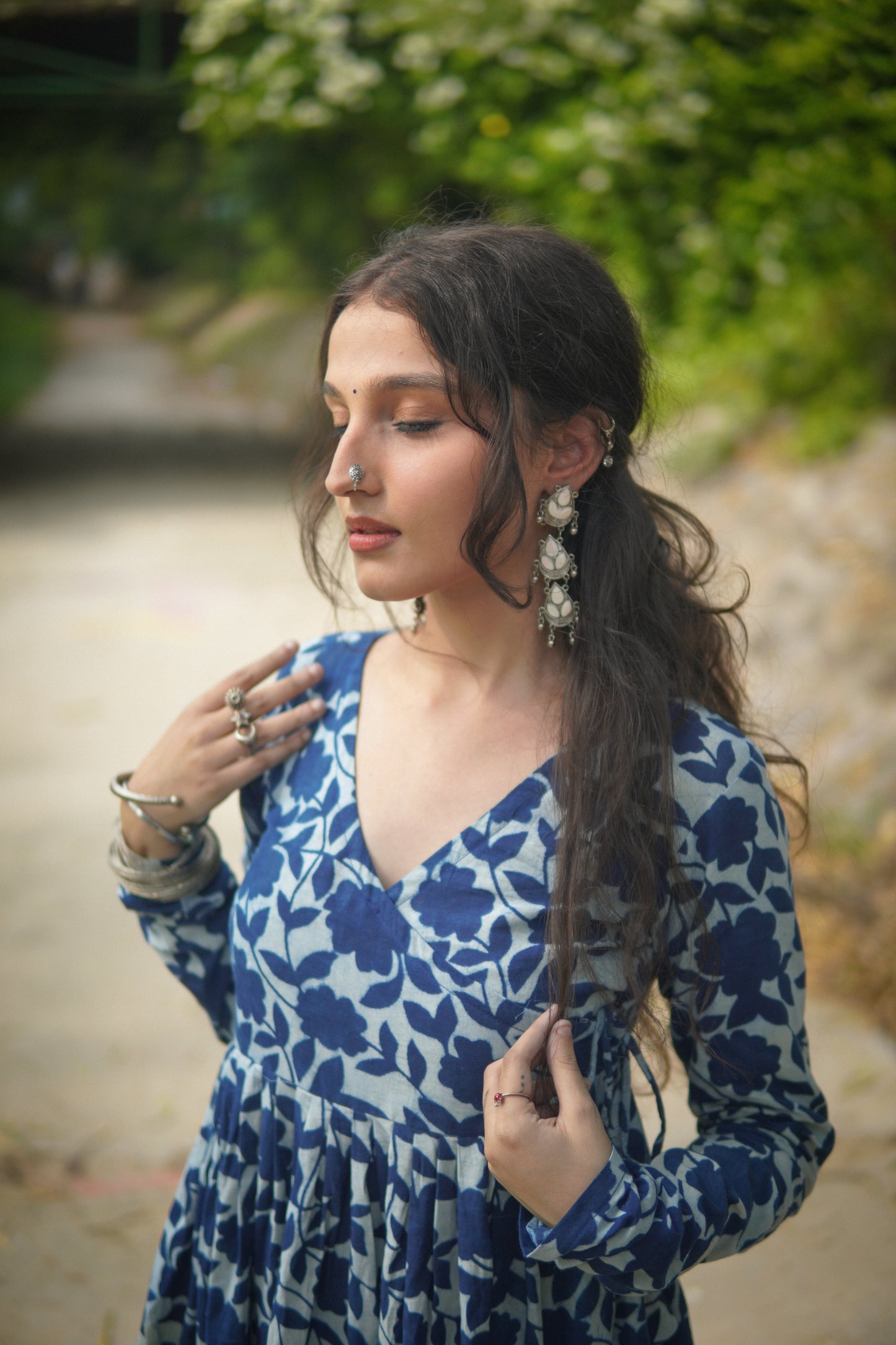 Indigo Blossom Kameez