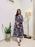 Rangrez Handblock Print Cotton Kameez