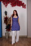 Bandhani Square Neck Kurti