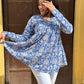 Blue Ambar short kurta