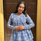 Blue Ambar short kurta