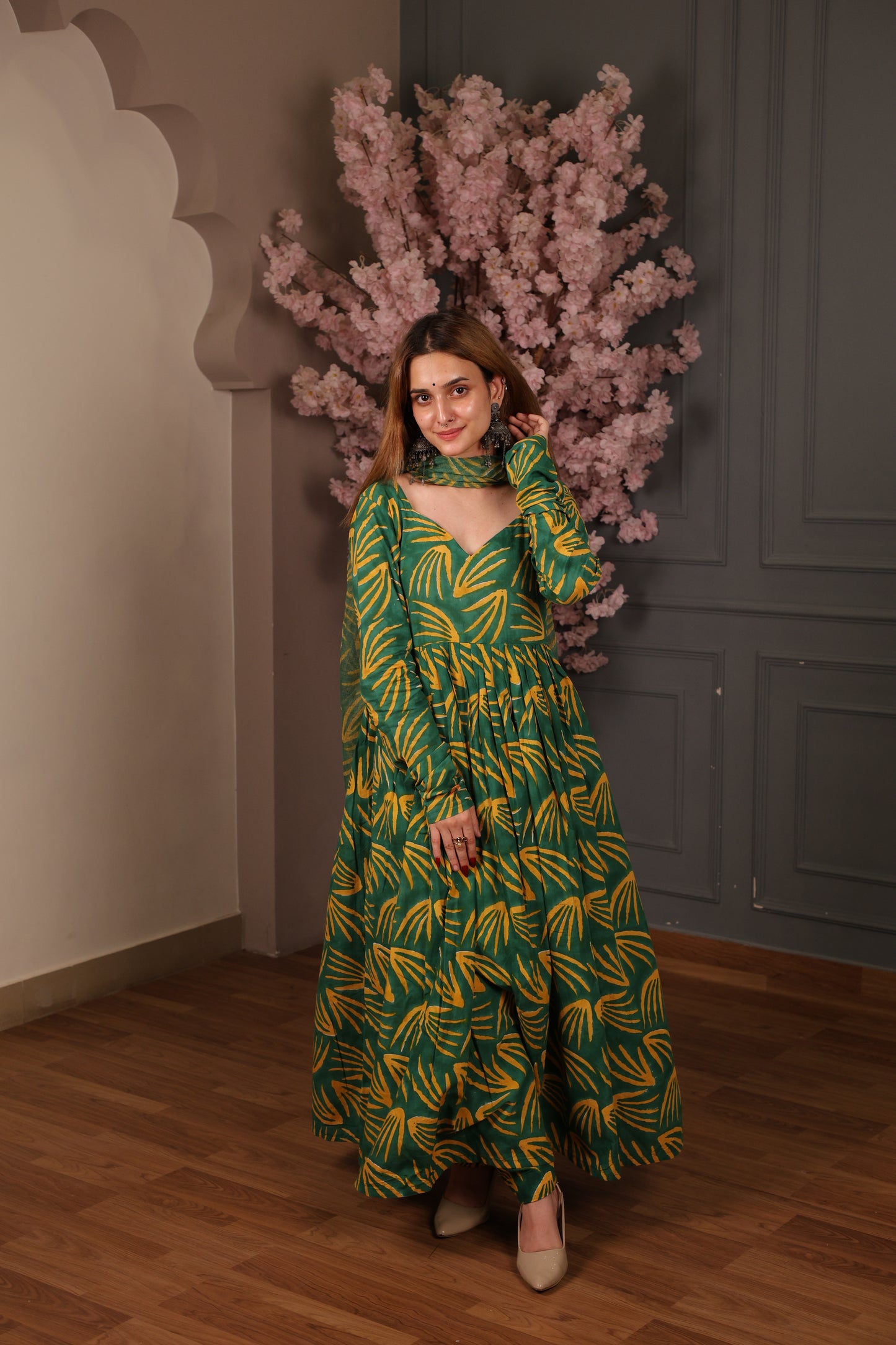 Three Piece Cotton Nimrit Set