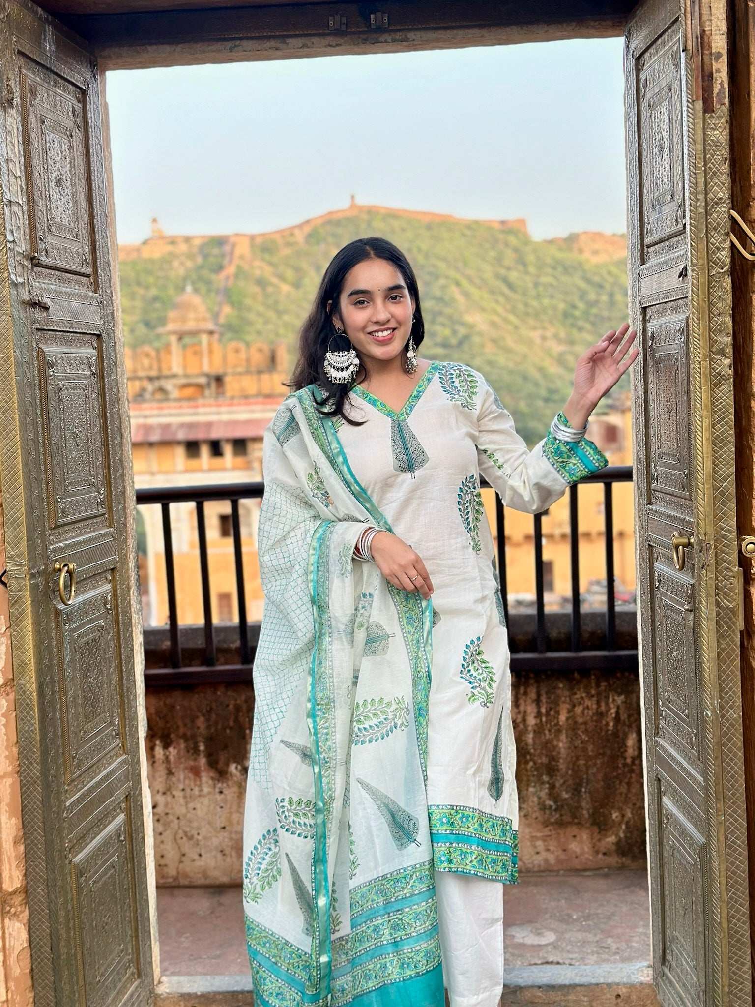 Saadgi set 🪷(with chanderi dupatta)