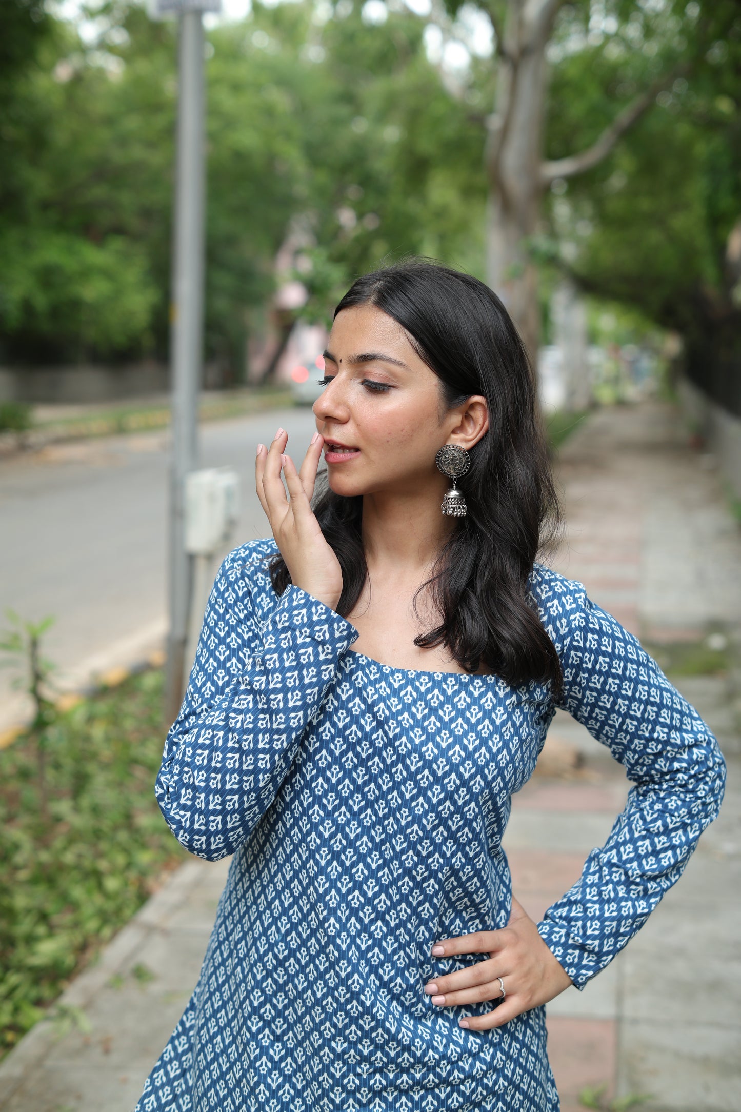 Bani Square Neck Short Kurti