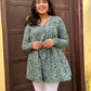 Green paisley Kantha kurta