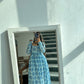 Charkha kameez (blue )