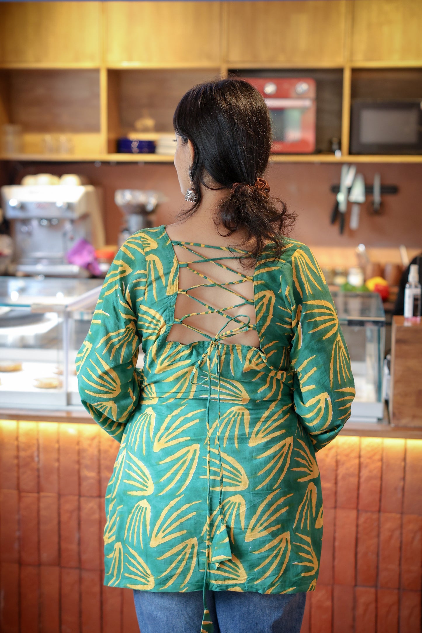 Taru Square Neck Short Kurti