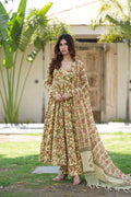Phoolwari Anarkali – 3 Piece Set