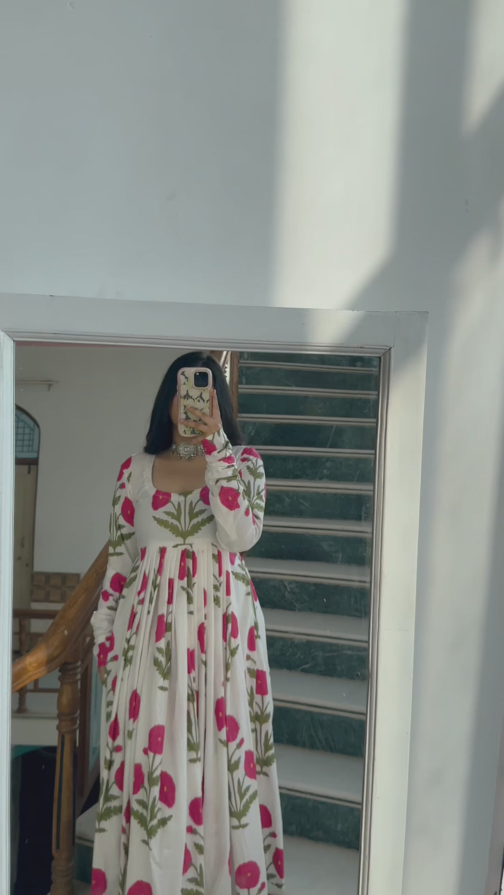 Pink Gher kameez