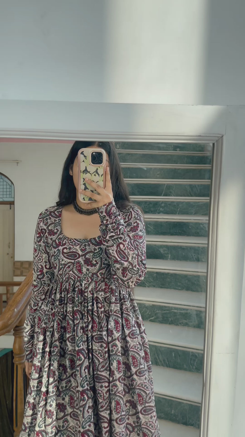 Iqra Paisley Kameez